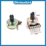 <divinehi4> 2Pcs Type 161 Semi-circular Shaft 50K B503 Potentiometer 6pin Power Amplifier Tuning Pot