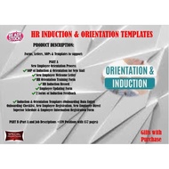 INDUCTION & ORIENTATION [HR] 🔥7 steps🔥 with letters, forms data entry & JD- ISO compliance, user-fri
