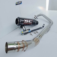 Knalpot racing SC project full system untuk satria fu