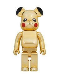 BE@RBRICK Pikachu 比卡超 GOLD CHROME Ver. 1000% BEARBRICK