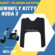Karpet Alas Kaki Sepeda Motor Listrik Roda Tiga Uwinfly Kitty Roda 3