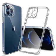 Transparent Soft TPU Silicone Case For iPhone 11 12 13 Mini 14 15 Pro Xs Max X XR 8 7 6 6s Plus SE 2020 2022 Clear Back Cover