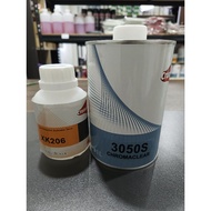 Cromax Clear Coat 3050S Chromaclear 1L+XK206 Low Emission Activation Slow 0.25L(4:1)/clear lambat Ke