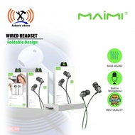 MAIMI H13 3.5MM Metal Stereo Earphone / Handsfree Original