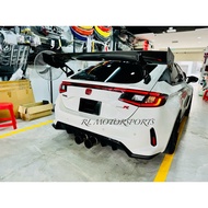 Honda civic Type R FL5 Hatchback EPA Design CARBON FIBER rear trunk boot GT spoiler bodykit body kit