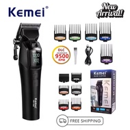Kemei รุ่น KM-1858 ปัตตาเลี่ยนไร้สาย 9500RPM แถมฟรี!!รองหวีและอุปกรณ์ครบชุดพร้อมใช้งาน