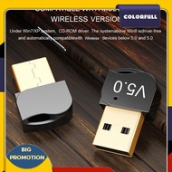[Colorfull.sg] USB Bluetooth-compatible Adapter for Windows 10 8 PC Bluetooth-compatible 5.0 Do