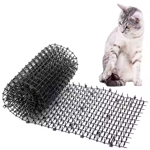 Cat Deterrent Mat Anti Cat Dog Network Repellent Training Plastic Spike Mat for Keeping Away Cats Do