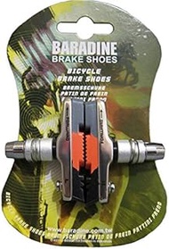 Baradine Aluminum Bike Brake Shoes Brake Pads 470cv Red for V-Brake on Small Wheel