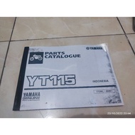 Parts part catalog book catalog catalogue YT 115 YT115 COPY Original