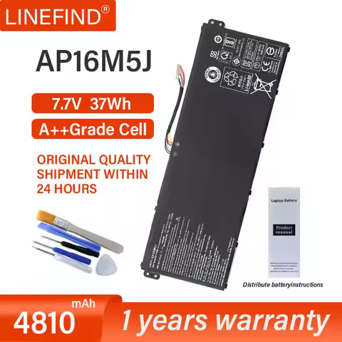 AP16M5J Laptop Battery for Acer Aspire 1 for Aspire 3 A315-21 A315-51 ES1 A114 A315 KT.00205.004 7.7