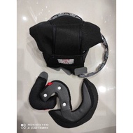 Busa helm NHK R1 full set kancing putih