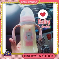 Original PPSU milk straw bottle 8 oz / 10 Oz Botol susu straw original PPSU