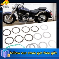 zhuida Plate Kit forV Star 650 XVS650 XVS650A - Replacement Aluminum Alloy + PaperPlate 3B6-W001G-00
