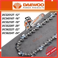 ✺DAEWOO SAW CHAIN 12 16 18 20 22 24 INCH ( Rantai Chainsaw Daewoo) - Daewoo Chainsaw☃