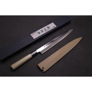 🇯🇵⚡️醉心 醉心傳承 富樫憲治作 正夫柳刃 鏡面 白一鋼 270mm⚡️附原廠朴木鞘⚡️ 日本高級廚刀