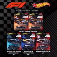 COD Hotwheels Alloy F1 Racing Car Model Red Bull Racing McLaren Mercedes New Five-Pack