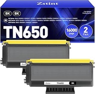 TN650 Toner Cartridge Black 2-Pack Compatible for Brother TN-650 TN620 TN-620 HL-5370DW HL-5340D DCP