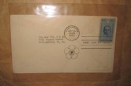1961年 USA 美國 美國紀念 中華民國建國五十年紀念郵票 首日實寄套票封(1封) (銷首日戳)