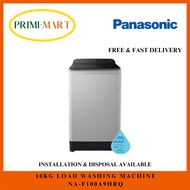 PANASONIC NA-F100A9HRQ 10KG TOP LOAD WASHING MACHINE STAIN CARE - 1 YEAR PANASONIC WARRANTY + FREE DELIVERY