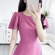 Đầm công sở phối nút vai - Eden Fashion Store - D502