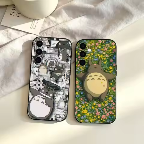 My N-Neighbor Totoro gift Phone Case For Samsung Galaxy A73,A72,A71,A70,A53,A52,A51,Soft Silicone Bl