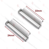 2pcs Metal Adapter WatchBand Connector 20mm to 22mm Stainless Steel Connector Quick Release 22mm to