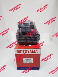 Chainsaw Cs 10000 Cylinder Block Assy Boringan Komplit Senso Sinso Gergaji Mesin Motoyama 48mm Original