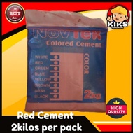 ♞,♘Red Cement 2kilos Per Pack (Concrete Casting Cement For Flooring House Design Interior Design)