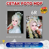 Photo Print With MDF | Photo Print | Photo Display | Size 15x20 cm 6R