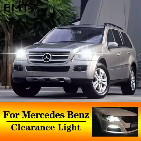 BMTxms 2X W5W T10 LED Clearance Light Bulb Parking Lamp For Mercedes Benz GL-Class X164 X166 W163 W1