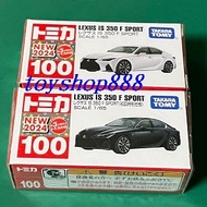 100 Lexus IS 350 F Sport Regular Edition+First Time Special Sample New Car Sticker TOMICA Tomei (888