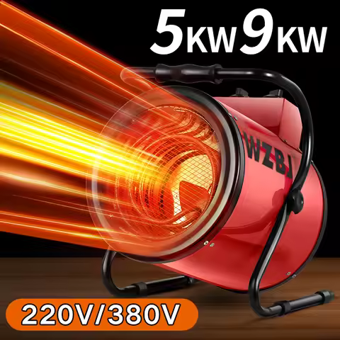 Commercial Tea Dryer 5/9KW Heater Fan Three-phase High Power Food Electric Heater Fan