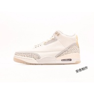 Shoes High Version Cross-Border Foreign Tre aj3 North Carolina Blue Sneakers Joe 3 Baskets White Cem