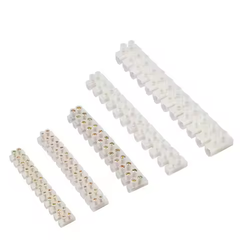 12 Position Plastic Terminal Block Wire Connector Screw Electric Barrier Strip X3-0512 X3-1012 X3-20