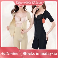 【Agilemind】【Local】Korset Berlengan Girdle Slimming Full Body Corset Body Shapewear Korset Pantang