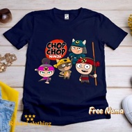 CHOP CHOP NINJA CHILDREN'S T-SHIRT FREE NAME
