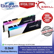 G.Skill Trident Z Neo Series 16GB (2x8GB) RGB  DDR4 3600MHz CL16 Desktop Memory F4-3600C16D-16GTZNC