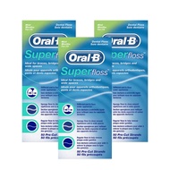 Oral-B Super Floss Dental Floss, 50pcs, 3 Packs