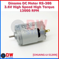 Dinamo DC Motor RS380 RS 380 DC 3V 5V 6V 9V 12V 15V High Speed Torque