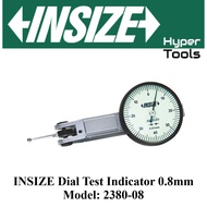 INSIZE Dial Test Indicator (Range: 0.8mm/ Graduation: 0.01mm/ Dial Reading: 0-40-0) - Model: 2380-08