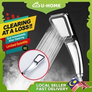 U-HOME ABS Hand Shower Head Bathroom Faucet High Pressure Spray Shower Head U-8240