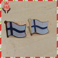 Finland Flag Pin Finland Country Flag Pin - Harapan Mulya