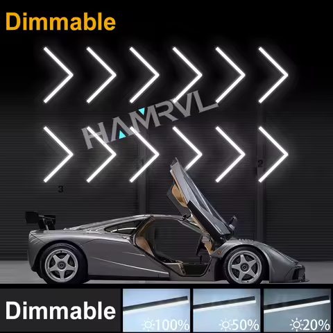 Hexagonal LED underground garage light indicator arrow lighting for workshop wall decoration details