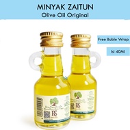 [ORI] 100% Olive Oil 40ml Extra Virgin Olive Oil For Facial Hair For Pregnant Women