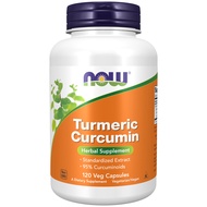 NOW Supplements, Turmeric Curcumin, Derived from Turmeric Root Extract, Herbal Supplement, 120 Veg C