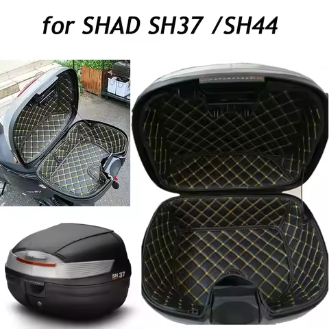 Motorcycle for SHAD SH37 SH44 SH 37 44 Trunk Cargo Liner Protector Seat Bucket Pad Storage Box Mat L