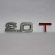 1 Piece 2.0T 3D Emblem 2.0 T Car Trunk Badge Sticker VW Rear Decal GTI XSJF PZ8Y