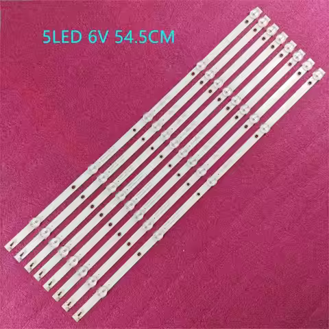 New Kit 8 PCS 5LED or 6LED LED backlight strip for 55PUF6092 K550WDC1 A2 4708-K550WD-A2113N01 471R1P