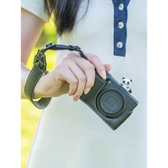 Yuyue Camera Bag Suitable for Rico GR3 Protective Case gr3x Leather Case Base gr3 Wrist Strap Lanyar